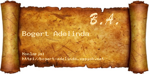 Bogert Adelinda névjegykártya